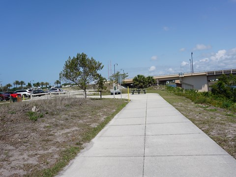 Venetian Water Way Trail, Venice FL biking