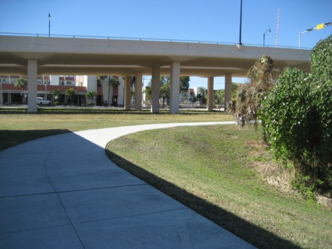 Venetian Water Way Trail, Venice FL biking