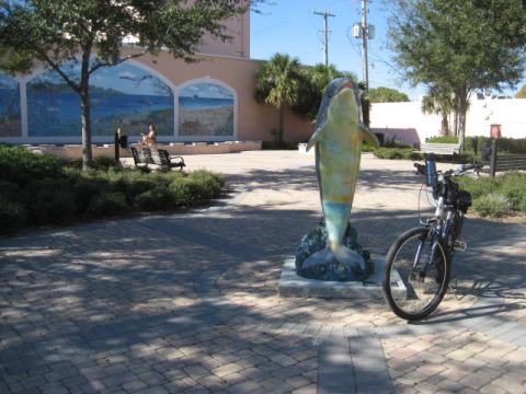 Venetian Water Way Trail, Venice FL biking