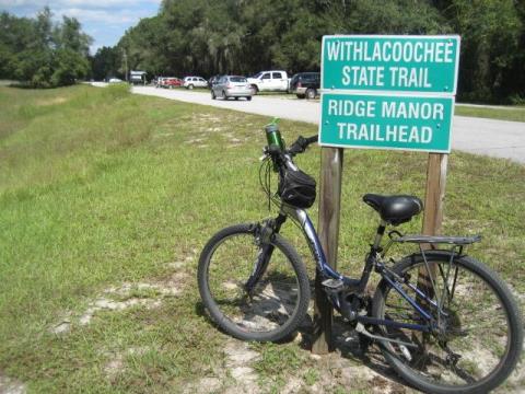 Withlacoochee State Trail, Ridge Manor trailhead