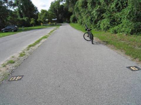 Withlacoochee State Trail, Ridge Manor trailhead