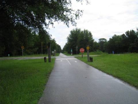 Withlacoochee State Bicycle Trail, Ridge Manor to Crooms Road