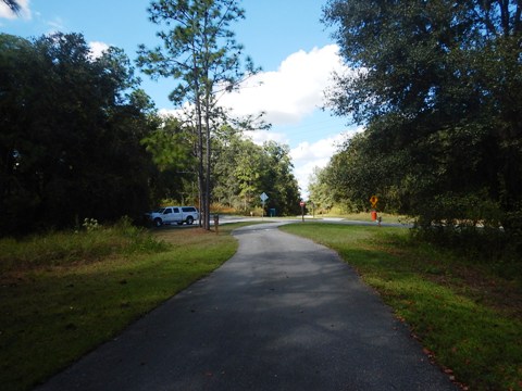 Withlacoochee State Bicycle Trail, Ridge Manor to Crooms Road